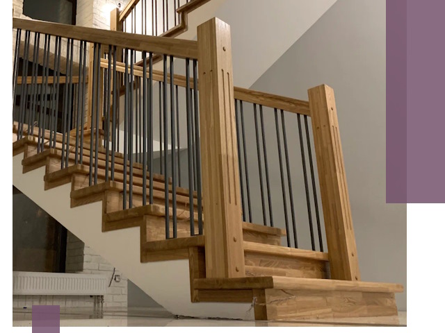 Реставрация деревянных и металлических лестниц в Кинели