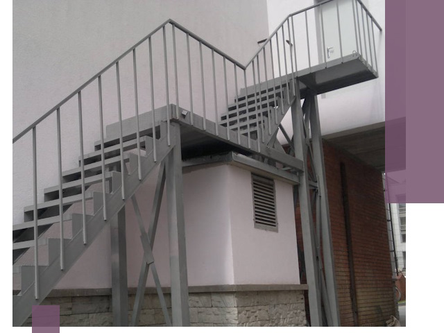 Монтаж пожарных лестниц под ключ в Кинели с гарантией качества