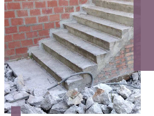 Демонтаж бетонных лестниц в Кинели: быстро и безопасно