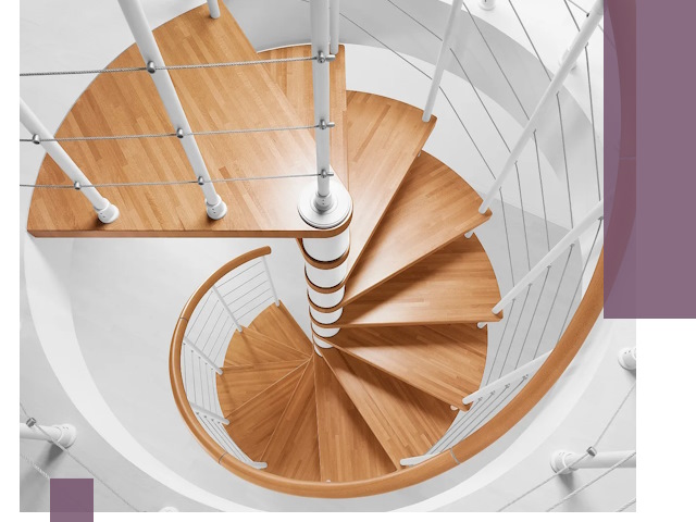 Изготовление винтовых лестниц под ключ в Кинели