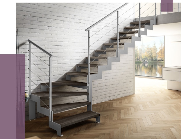 Г-образные лестницы под ключ в Кинели от 36932 руб. | ПРОЛЁТ-Кнл