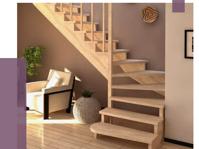 Изготовление Г-образных лестниц в Кинели от 18848 руб. 