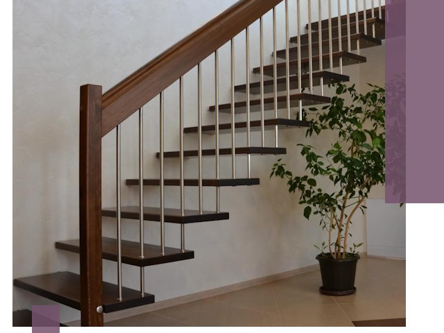 Лестницы на больцах под ключ в Кинели – изготовление и монтаж