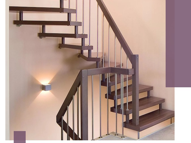 Изготовление лестниц на больцах в Кинели под ключ