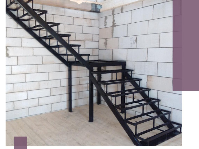 Лестницы на металлокаркасе под ключ в Кинели — изготовление и монтаж