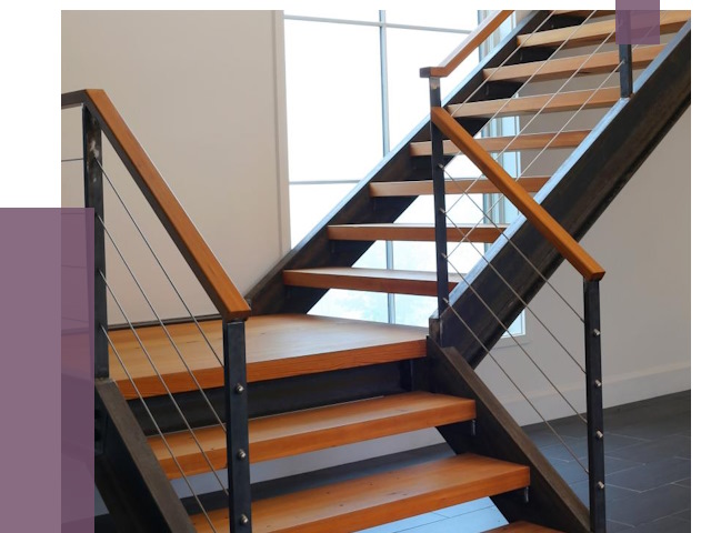 Изготовление лестниц на металлокаркасе в Кинели от 18848 руб. | ПРОЛЁТ-Кнл