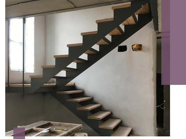 Изготовление лестниц на металлокаркасе в Кинели от производителя