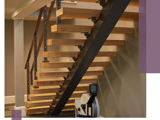 Лестницы на монокосоурах под ключ в Кинели - изготовление и монтаж