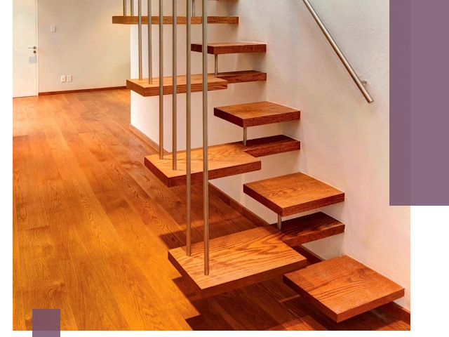 Лестницы «гусиный шаг» на заказ в Кинели для узких пространств