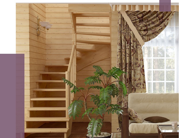 Лестницы для дачи в Кинели от 75646 руб.  | ПРОЛЁТ-Кнл