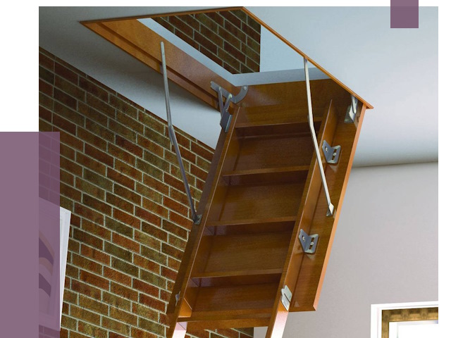 Установка чердачной лестницы в Кинели от 7794 руб. | ПРОЛЁТ-Кнл