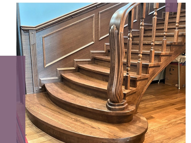 Дубовые лестницы под ключ в Кинели от 175743 руб. — ПРОЛЁТ-Кнл