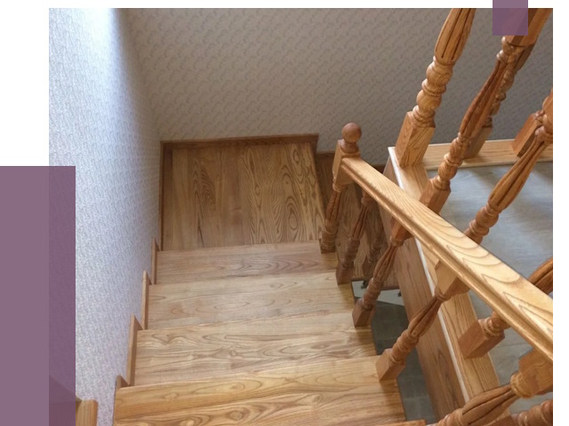 Сосновые лестницы в Кинели под ключ от 8049 руб.  | ПРОЛЁТ-Кнл