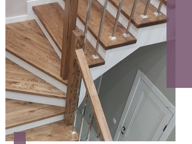 Обшивка металлических лестниц под ключ в Кинели