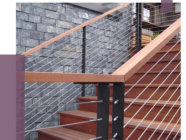 Тросовые перила под ключ в Кинели от 7743 руб. 