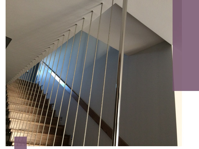 Тросовые перила под ключ в Кинели — производство и монтаж