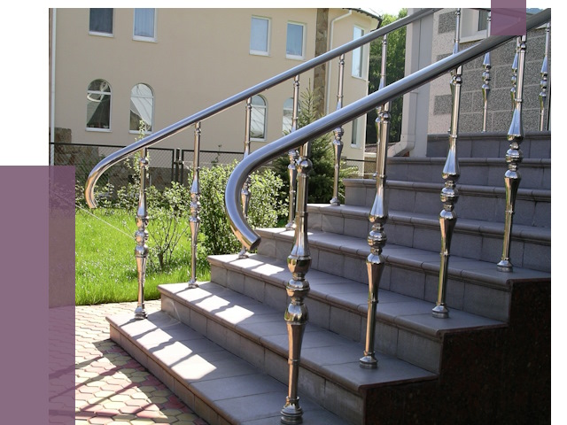 Перила для крыльца в Кинели от 10697 руб. — монтаж ПРОЛЁТ-Кнл