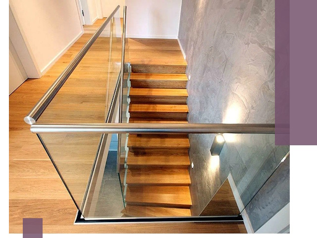 Перила для лестницы в доме — изготовление и монтаж в Кинели