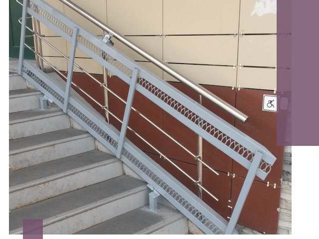 Изготовление откидных пандусов под ключ в Кинели