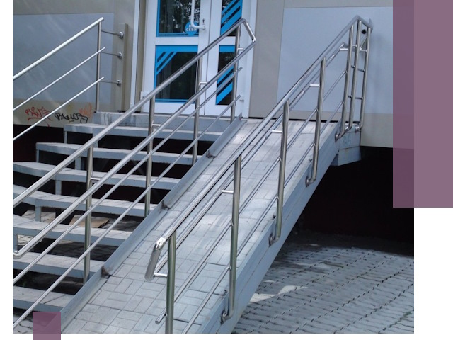 Пандус на крыльцо под ключ в Кинели: монтаж и изготовление