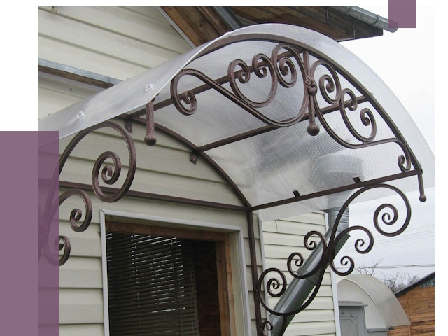 Изготовление козырьков в Кинели от 7335 руб. — заказать | ПРОЛЁТ-Кнл