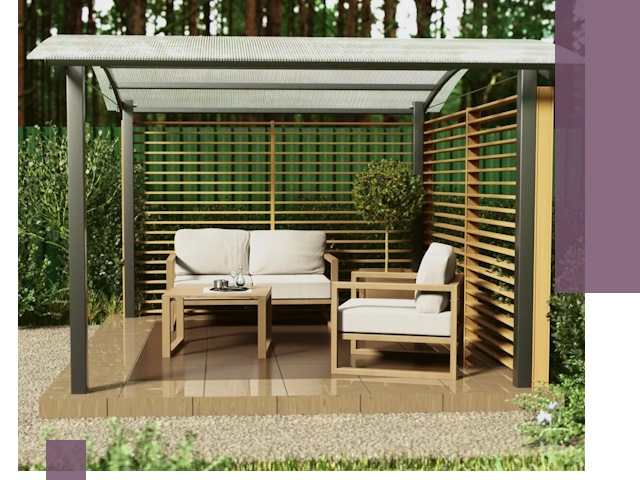 Навесы для дачи в Кинели: изготовление, монтаж и демонтаж