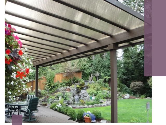 Навесы из поликарбоната под ключ в Кинели быстро и надёжно