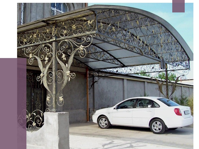 Кованые навесы в Кинели от 14518 руб. | ПРОЛЁТ-Кнл