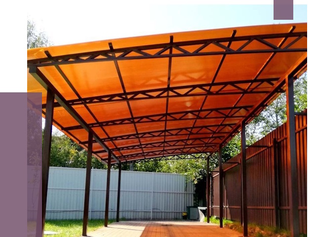 Односкатные навесы под ключ в Кинели от 13092 руб. 