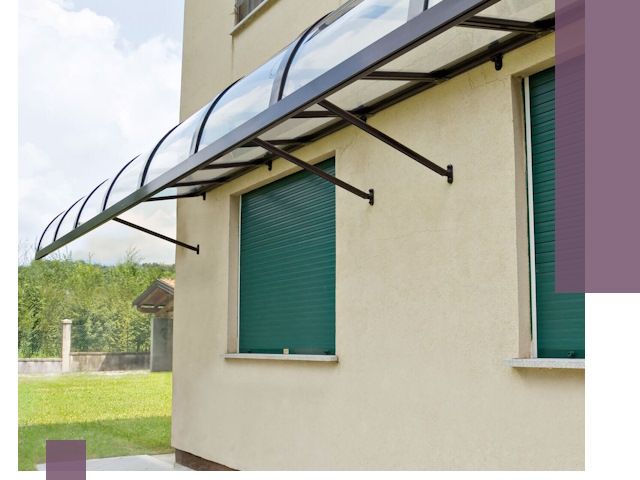 Козырьки над окнами в Кинели — изготовление и монтаж по выгоде