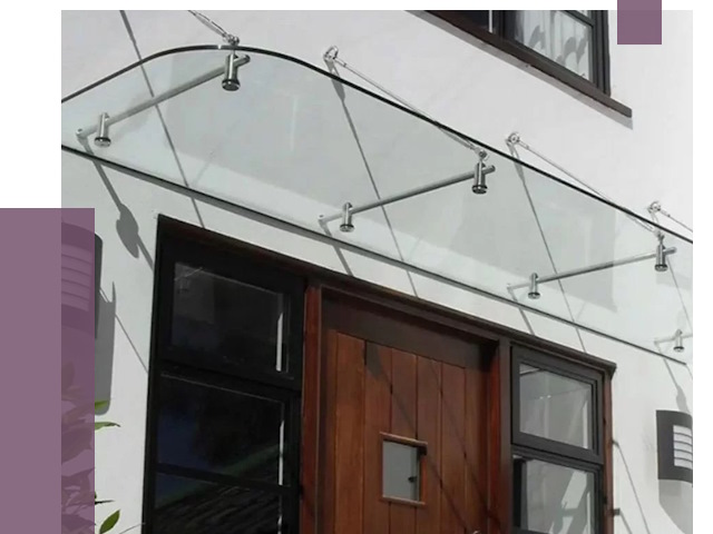 Стеклянные козырьки в Кинели от 18848 руб. | ПРОЛЁТ-Кнл