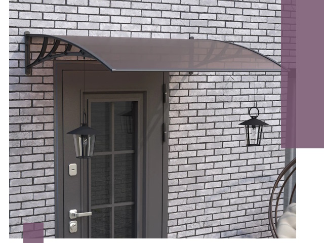 Недорогие козырьки и навесы под ключ в Кинели