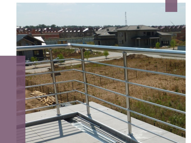 Парапеты из нержавеющей стали в Кинели от 7947 руб. за м² | ПРОЛЁТ-Кнл