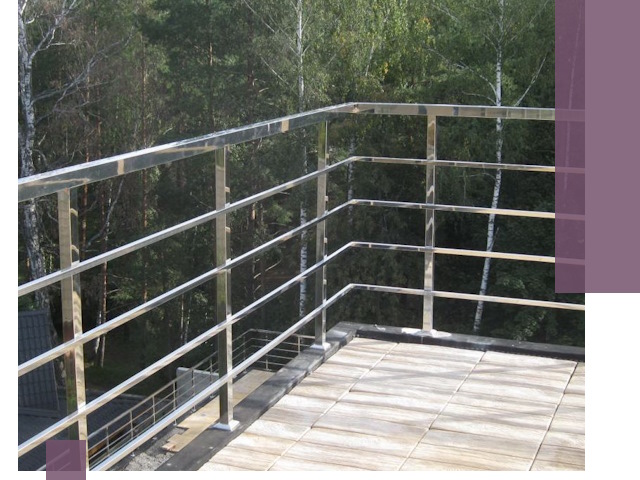 Парапеты из нержавеющей стали в Кинели — изготовление и монтаж