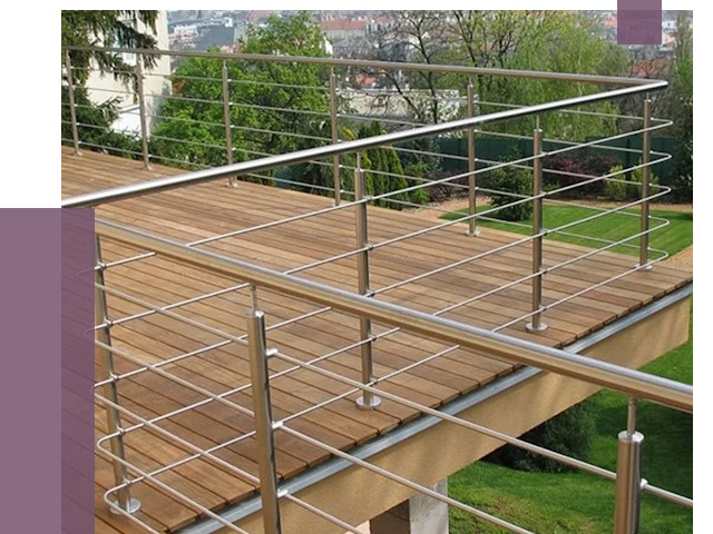 Алюминиевые парапеты в Кинели под ключ от 7743 руб. 