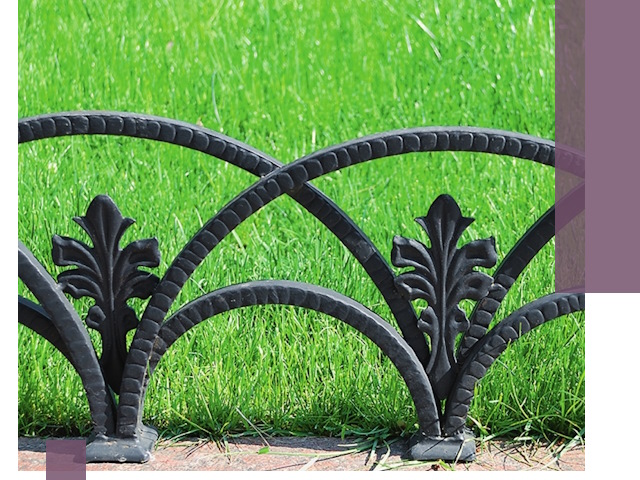 Декоративные металлические бордюры под ключ в Кинели