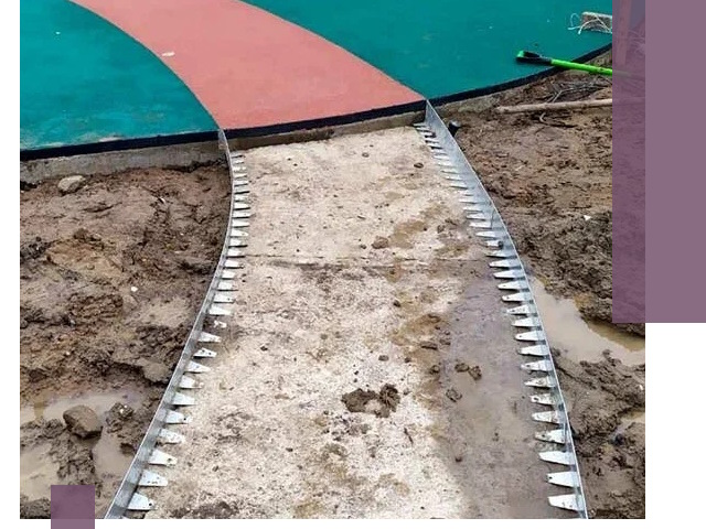 Металлические бордюры для дорожек в Кинели — монтаж и изготовление