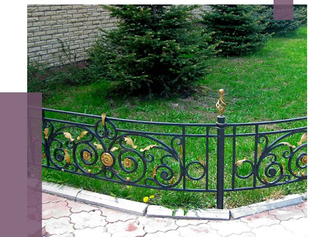 Кованые газонные ограждения в Кинели от 7590 руб. — ПРОЛЁТ-Кнл