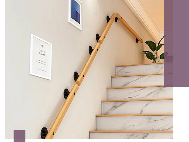 Поручни металлические и деревянные под ключ в Кинели