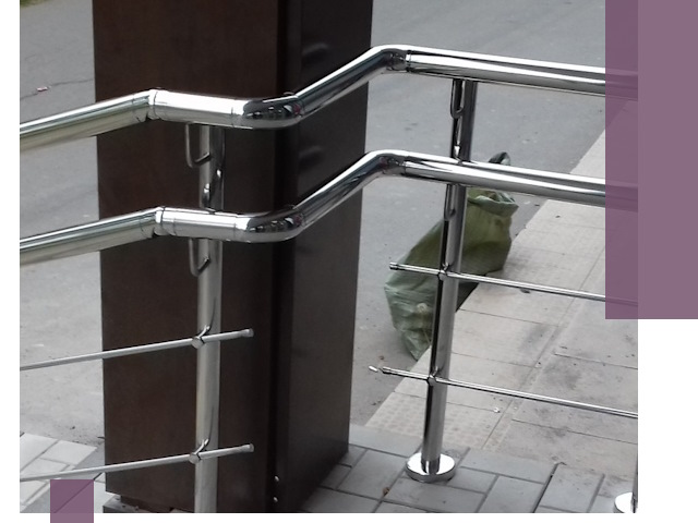 Монтаж поручней из нержавеющей стали в Кинели качественно и быстро